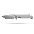 [PRE‑ORDER]BOONEFORGE Razorclaw Premium EDC Fliper & Thumb Stud knife(4.14'' Bead Blasted M390  Blade & Grey TC4 Titanium ) - BF014