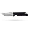 BOONEFORGE Blackshield Premium EDC Fliper & Thumb Stud knife ( 3.94'' Satin 14C28N Blade & Black G10 Handle ) - BF014A