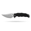 BOONEFORGE Ironstrider Premium EDC Fliper & Thumb Stud knife(3.81'' Bead Blasted 14C28N Blade & Black G10 Handle ) - BF013A