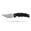 BOONEFORGE Ironstrider Premium EDC Fliper & Thumb Stud knife(3.81'' Bead Blasted 14C28N Blade & Black G10 Handle ) - BF013A