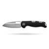 BOONEFORGE Warmark Premium EDC Manual thumb knife  ( 3.33'' Satin 14C28N Blade & Black G10 Handle) - BF009