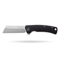 BOONEFORGE Breaker Premium EDC Flipper knife ( 3.34'' Satin 14C28N Blade & Black G10 Handle ) - BF903