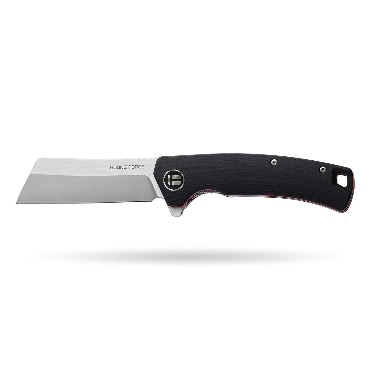 BOONEFORGE Breaker Premium EDC Flipper knife ( 3.34'' Satin 14C28N Blade & Black G10 Handle ) - BF903