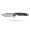 [PRE‑ORDER]BOONEFORGE Thunderstrike Premium EDC Fliper & Thumb Stud knife( 3.75'' Bead Blasted M390 Blade & Grey TC4 Titanium Handle ) - BF052
