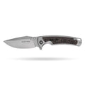 [PRE‑ORDER]BOONEFORGE Thunderstrike Premium EDC Fliper & Thumb Stud knife( 3.75'' Bead Blasted M390 Blade & Grey TC4 Titanium Handle ) - BF052