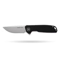 BOONEFORGE Steelwrath Premium EDC Flipper knife ( 3.23'' Bead Blasted 14C28N Blade & Black G10 Handle) - BF010