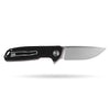 BOONEFORGE Steelwrath Premium EDC Flipper knife  ( 3.23'' Satin 14C28N Blade & Black G10 Handle) - BF010