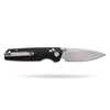 BOONEFORGE Darkedge Premium EDC Crossbar knife  ( 3.05'' Satin 14C28N Blade & Black G10 Handle ) - BF900
