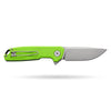 BOONEFORGE Steelwrath Premium EDC Flipper knife ( 3.23'' Satin 14C28N Blade & Fluorescent green G10 Handle) - BF010
