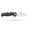 BOONEFORGE Warmark Premium EDC Manual thumb knife ( 3.33'' Satin 14C28N Blade & Army green G10 Handle) - BF009