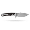 [PRE‑ORDER]BOONEFORGE Thunderstrike Premium EDC Fliper & Thumb Stud knife( 3.75'' Bead Blasted M390 Blade & Grey TC4 Titanium Handle ) - BF052