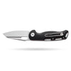 BOONEFORGE Warmark Premium EDC Manual thumb knife ( 3.33'' Bead Blasted 14C28N Blade & Black G10 Handle) - BF009