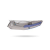 BOONEFORGE Titan Premium EDC Fliper & Thumb Stud knife ( 3.54'' Satin BÖHLER M390 Blade & Grey TC4 Titanium Handle ) - BF056