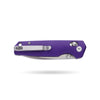 BOONEFORGE Darkedge Premium EDC Crossbar knife ( 3.05'' Satin 14C28N Blade & Purple G10 Handle ) - BF900