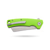 BOONEFORGE Breaker Premium EDC Flipper knife ( 3.34'' Satin 14C28N Blade & Fluorescent green G10 Handle ) - BF903