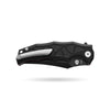 BOONEFORGE Ironstrider Premium EDC Fliper & Thumb Stud knife(3.81'' Black Titanium Plated 14C28N Blade & Black G10 Handle ) - BF013A