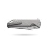 [PRE‑ORDER]BOONEFORGE Razorclaw Premium EDC Fliper & Thumb Stud knife(4.14'' Bead Blasted M390  Blade & Grey TC4 Titanium ) - BF014