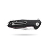 BOONEFORGE Berserker Premium EDC Flipper & Thumb hole knife( 3.07'' Satin 14C28N Blade & Black G10 Handle ) - BF072
