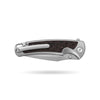 BOONEFORGE Thunderstrike Premium EDC Fliper & Thumb Stud knife( 3.75'' Bead Blasted BÖHLER M390 Blade & Grey TC4 Titanium Handle ) - BF052