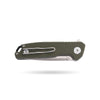BOONEFORGE Steelwrath Premium EDC Flipper knife ( 3.23'' Satin 14C28N Blade & Army green G10 Handle) - BF010