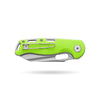 BOONEFORGE Warmark Premium EDC Manual thumb knife ( 3.33'' Bead Blasted 14C28N Blade & Fluorescent green G10 Handle) - BF009