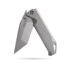 [PRE‑ORDER]BOONEFORGE Razorclaw Premium EDC Fliper & Thumb Stud knife(4.14'' Bead Blasted M390  Blade & Grey TC4 Titanium ) - BF014