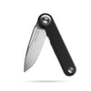 BOONEFORGE Ironjudge Premium EDC Flipper knife ( 3.39'' Satin 14C28N Blade & Black G10 Handle ) - BF905