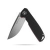BOONEFORGE Steelwrath Premium EDC Flipper knife  ( 3.23'' Satin 14C28N Blade & Black G10 Handle) - BF010