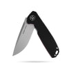 BOONEFORGE Steelwrath Premium EDC Flipper knife ( 3.23'' Bead Blasted 14C28N Blade & Black G10 Handle) - BF010
