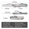 [PRE‑ORDER]BOONEFORGE Reaper Premium EDC Flipper knife  ( 3.43'' Bead Blasted M390 Blade & Grey TC4 Titanium Handle ) - BF070