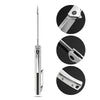 BOONEFORGE Breaker Premium EDC Flipper knife ( 3.34'' Satin 14C28N Blade & White G10 Handle ) - BF903