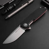 BOONEFORGE Steelwrath Premium EDC Flipper knife ( 3.23'' Bead Blasted 14C28N Blade & Black G10 Handle) - BF010